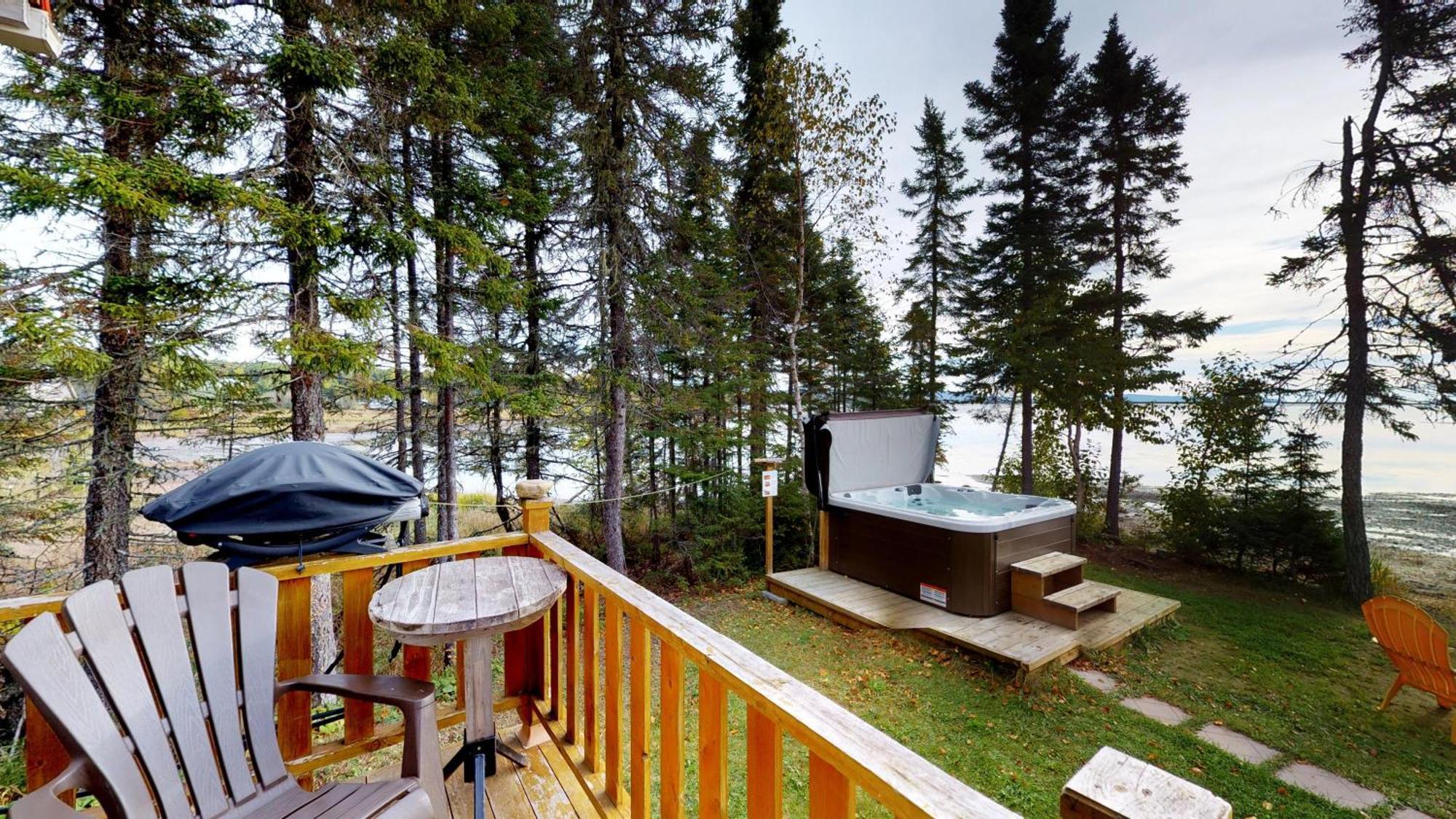 Chalets Du Bout Du Monde Gaspé Exteriör bild