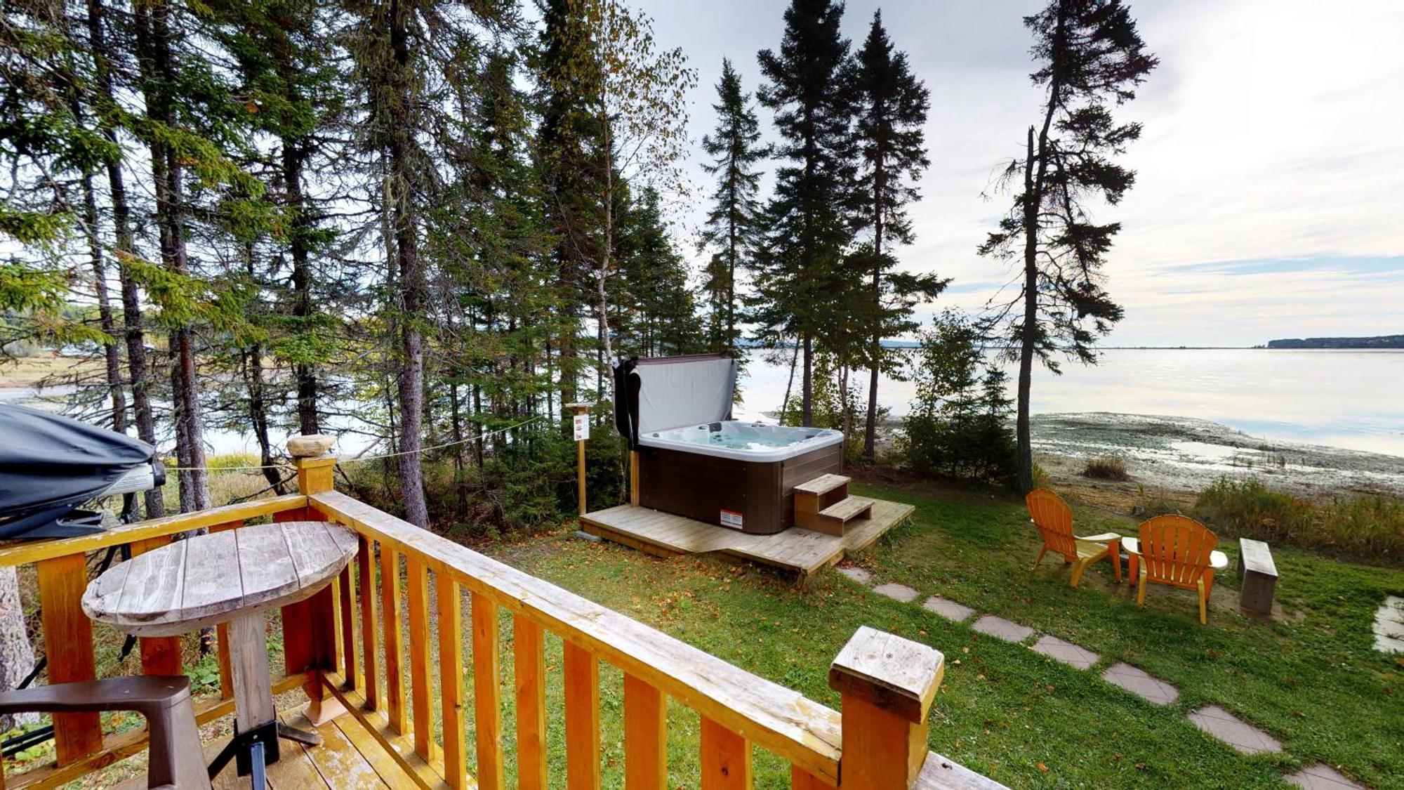 Chalets Du Bout Du Monde Gaspé Exteriör bild