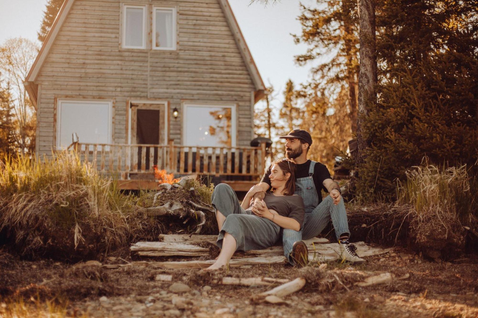 Chalets Du Bout Du Monde Gaspé Exteriör bild