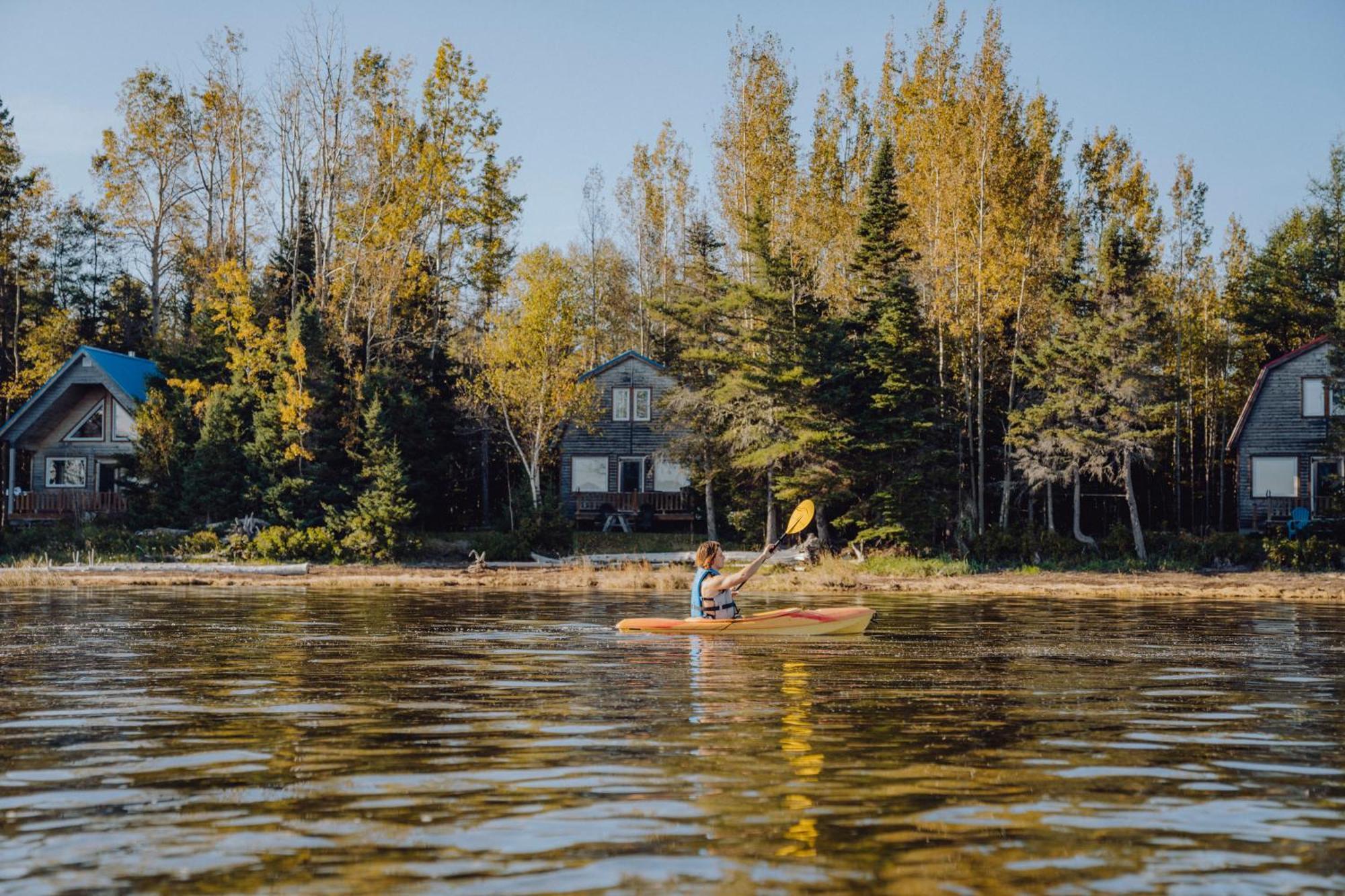 Chalets Du Bout Du Monde Gaspé Exteriör bild