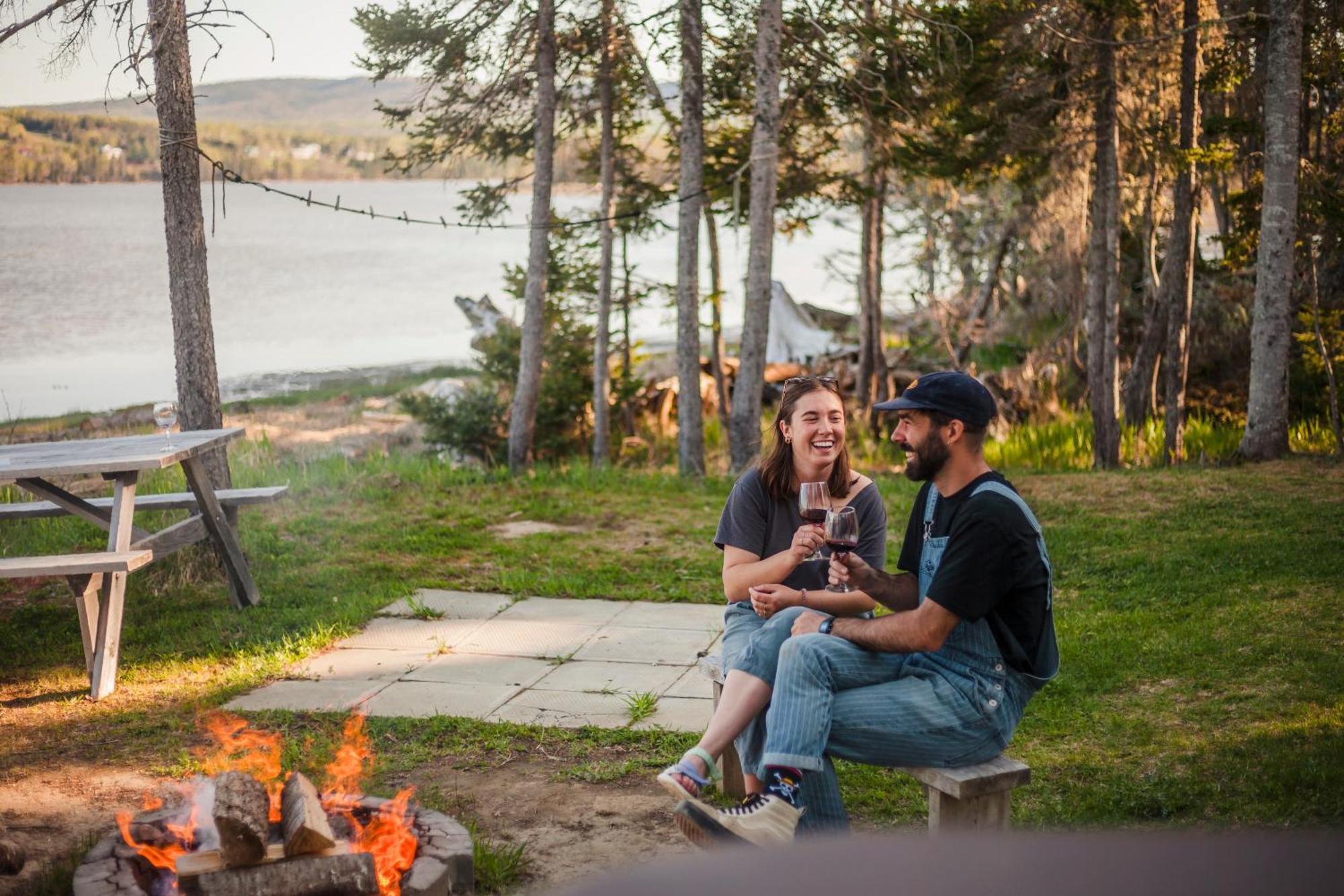 Chalets Du Bout Du Monde Gaspé Exteriör bild